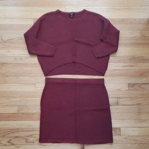 Mossimo Sweater Top & Skirt